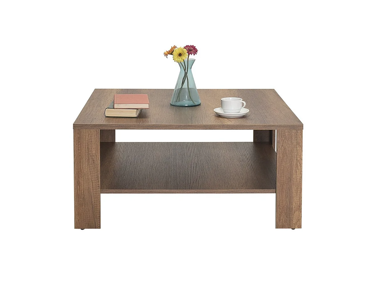 Table basse 1 étagère L90 cm - LENA
