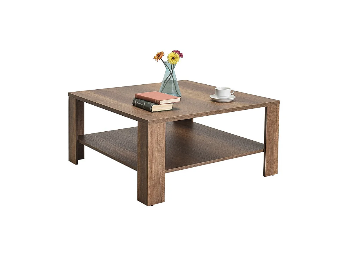 Table basse 1 étagère L90 cm - LENA