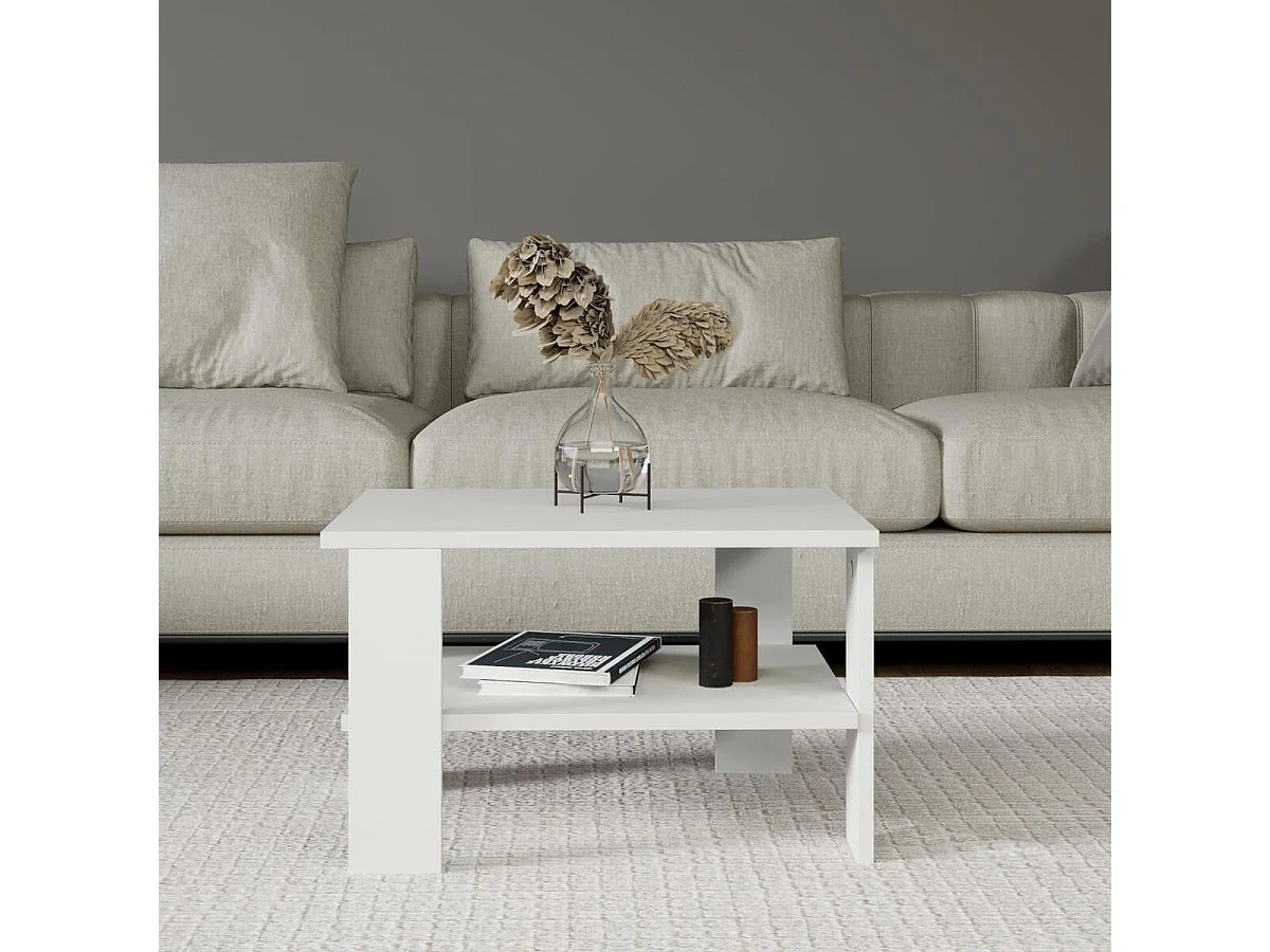 Mesa de centro 1 prateleira L60 cm - DUAMA