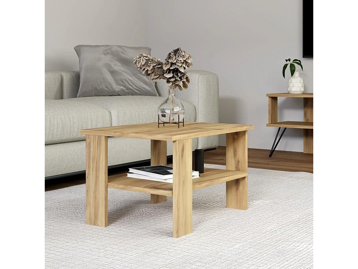 Table basse 1 étagère L60 cm - DUAMA