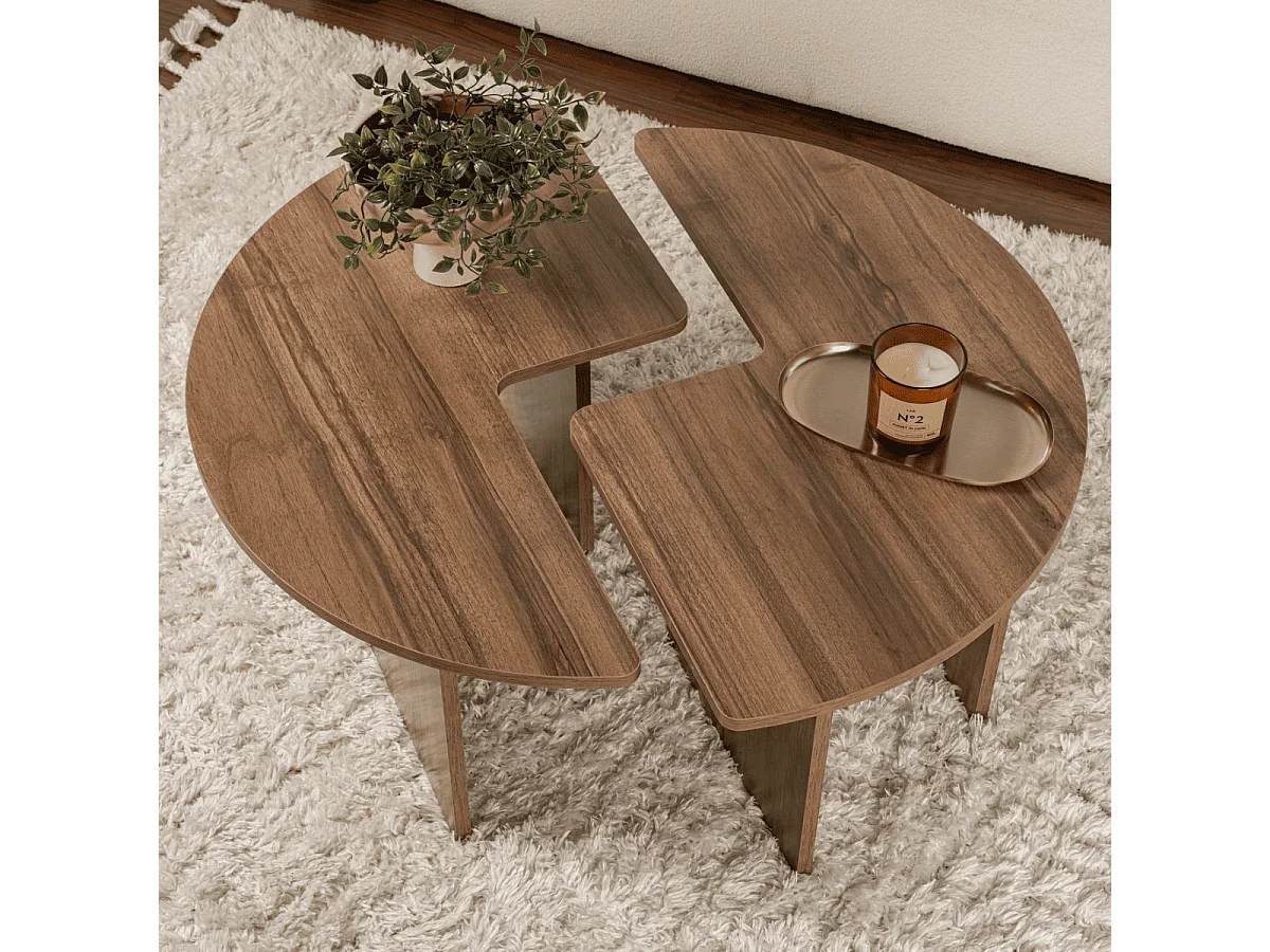 Set di 2 tavolini L90 cm - MOIRA