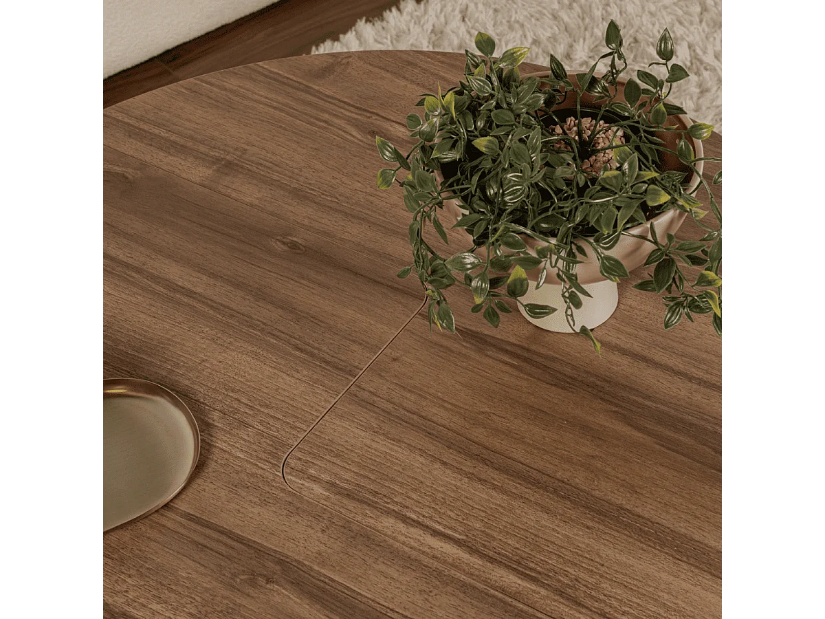 Lot de 2 tables basses L90 cm - MOIRA