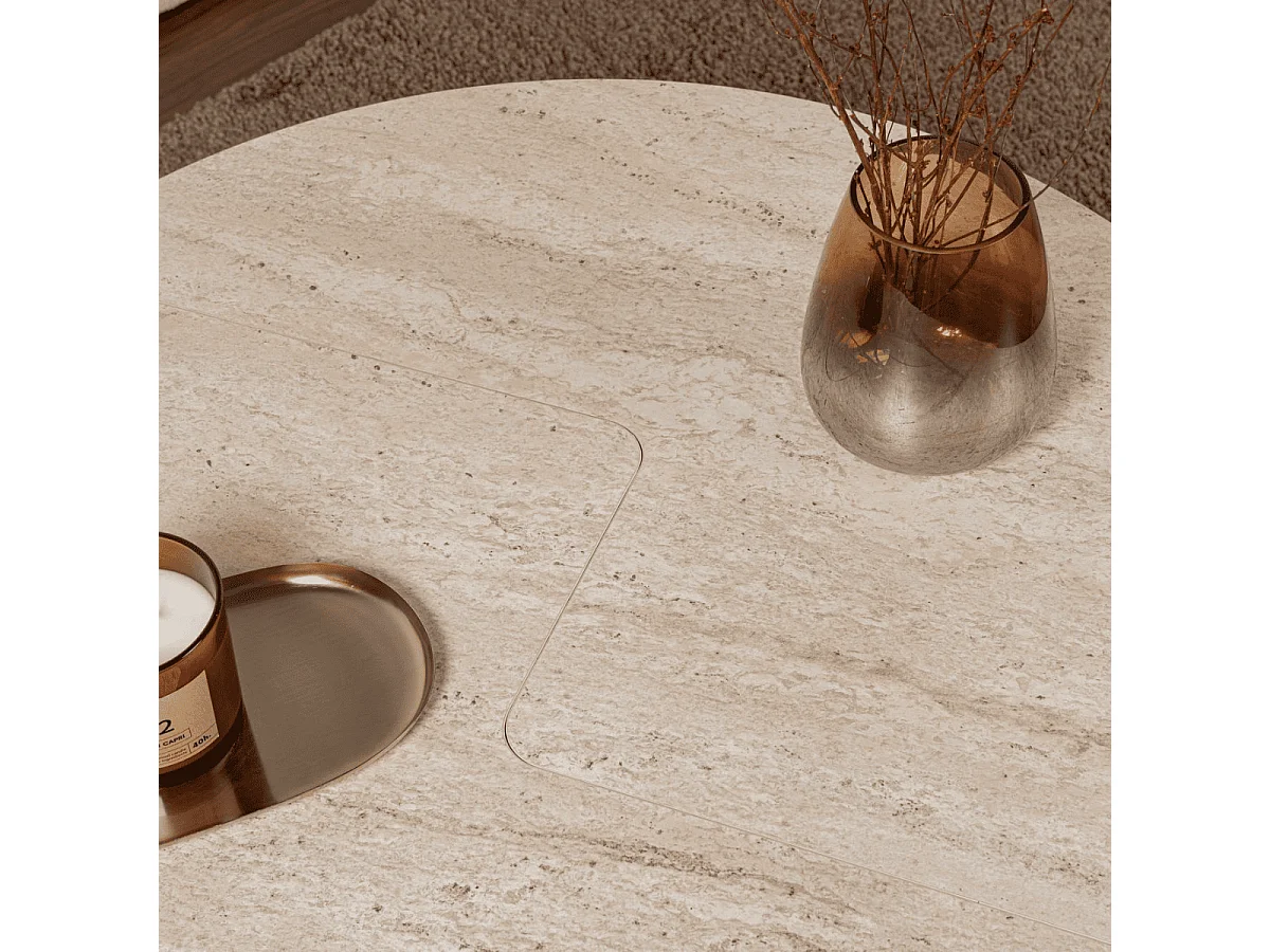 Set van 2 salontafels L90 cm - MOIRA