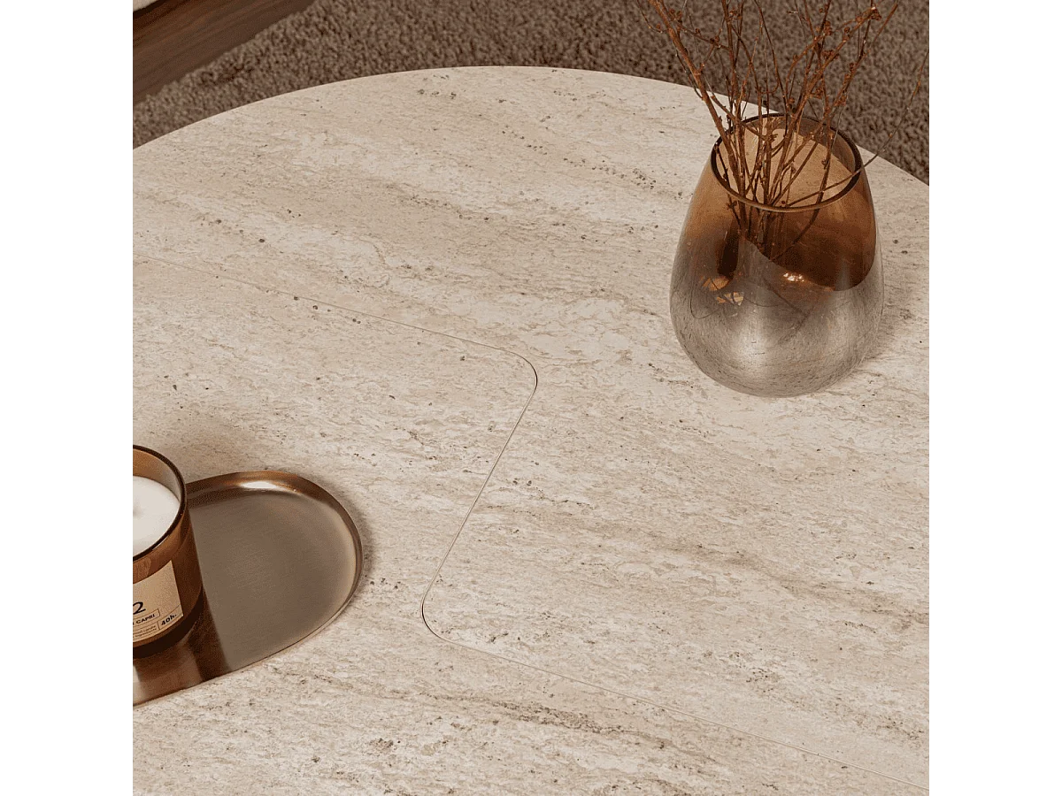 Lot de 2 tables basses L90 cm - MOIRA