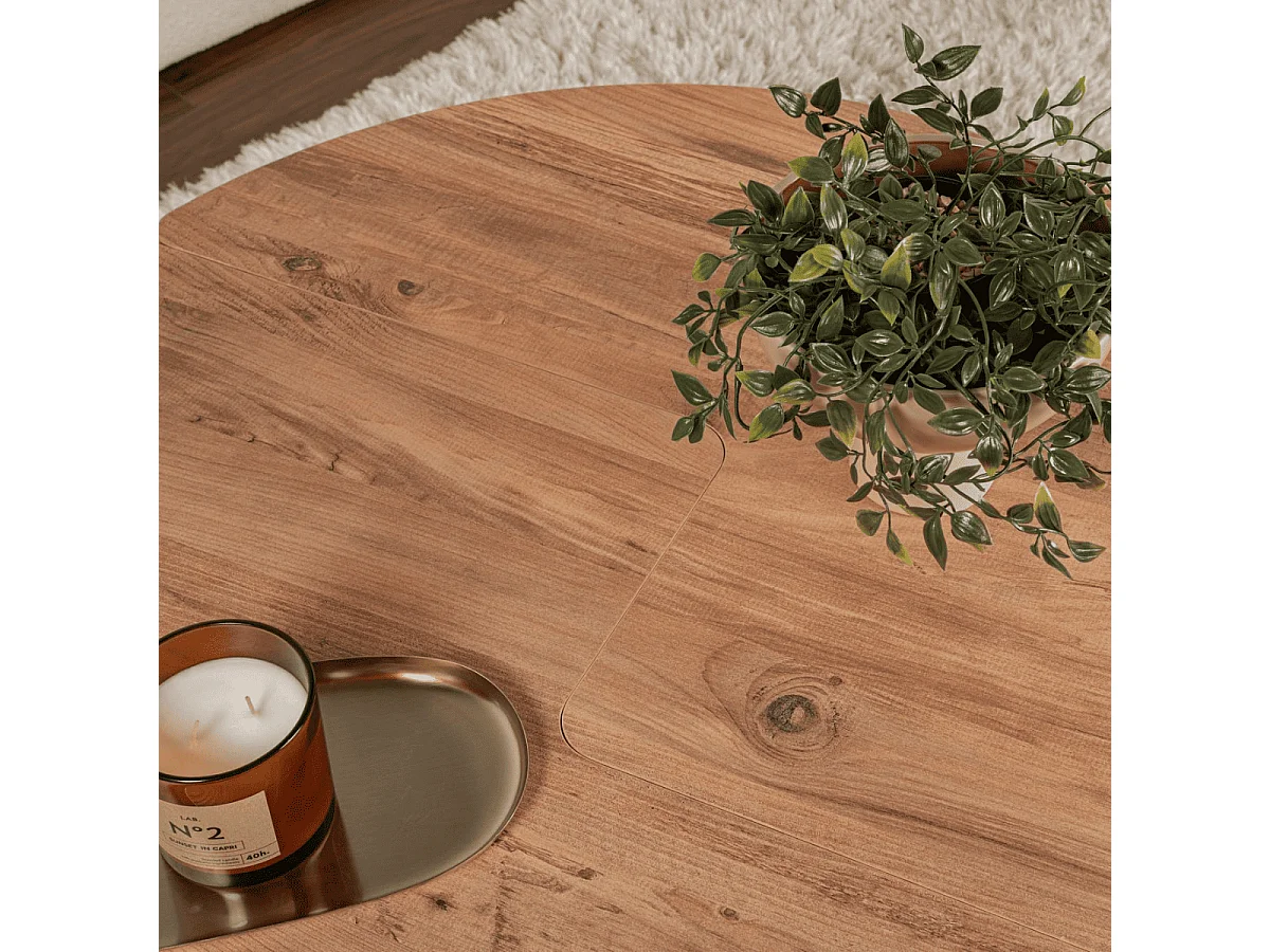 Lot de 2 tables basses L90 cm - MOIRA