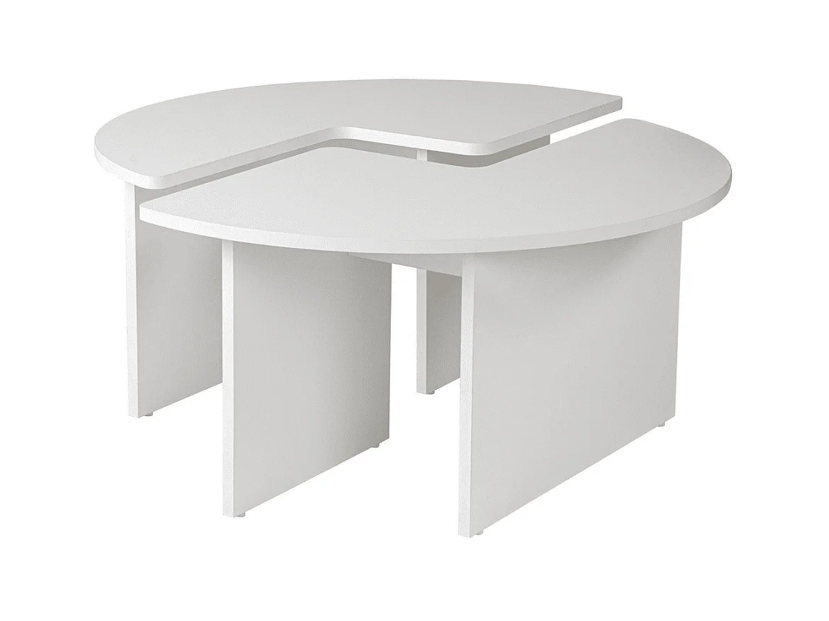 Lot de 2 tables basses L90 cm - MOIRA