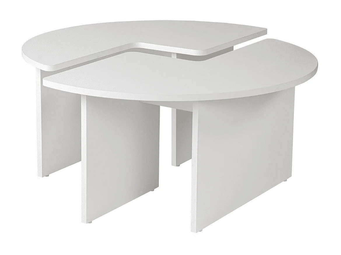 Set aus 2 Couchtischen L90 cm - MOIRA