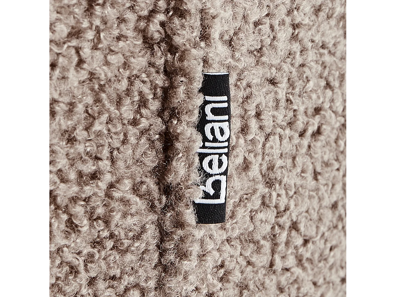 Set di 2 sedie alte MINA II Bouclé Marrone