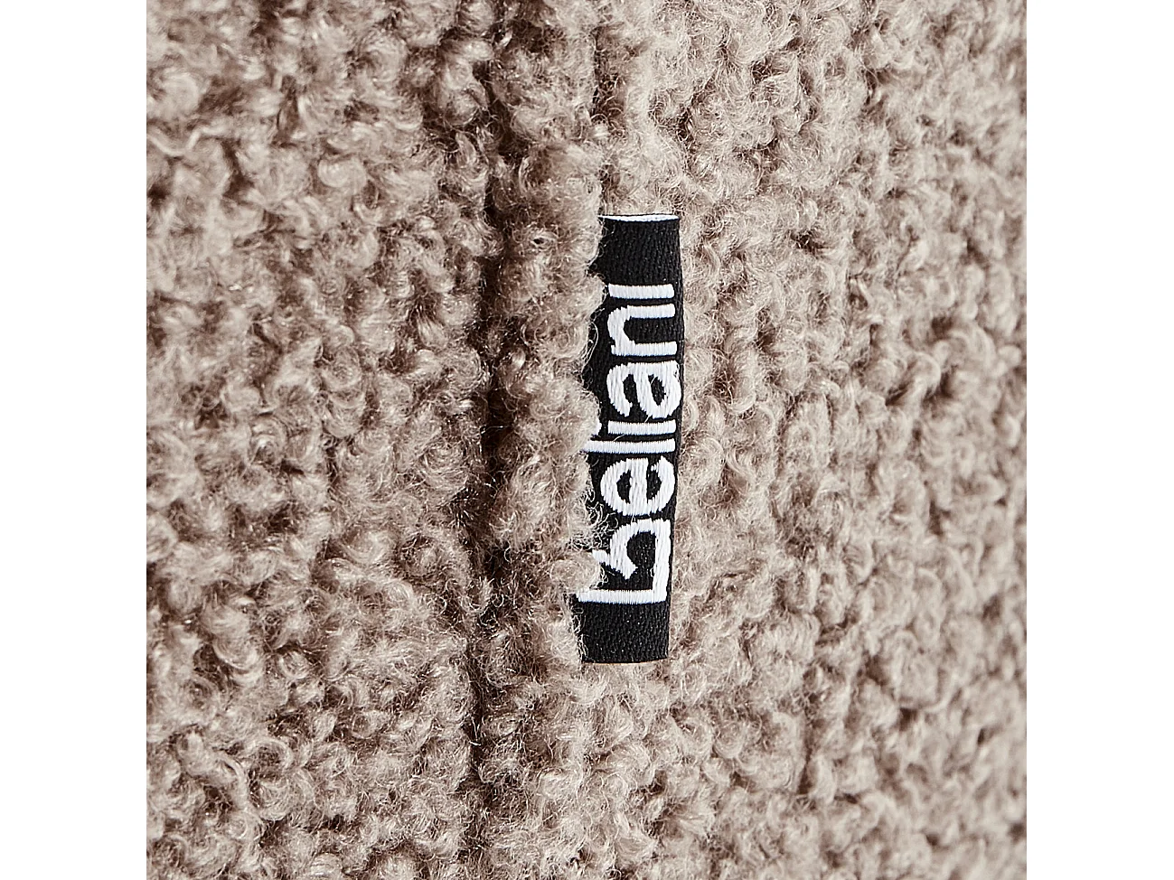 Lot de 2 chaises de bar MINA II Bouclé Marron