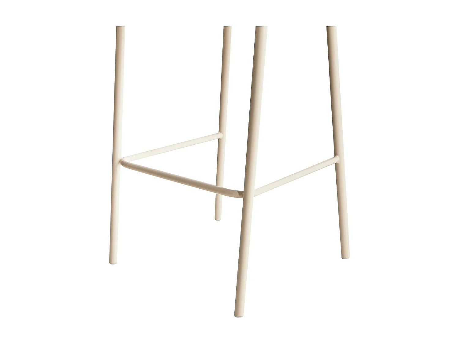 Lot de 2 chaises de bar MINA II Bouclé Beige clair