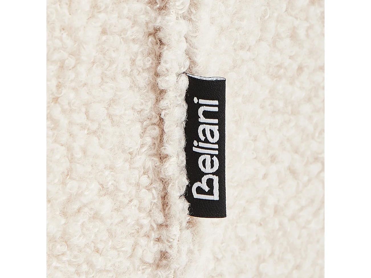 Lot de 2 chaises de bar MINA II Bouclé Beige clair