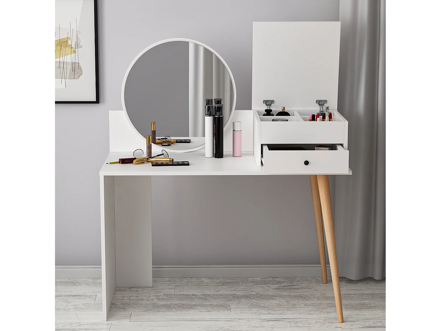 Schminktisch Nade Weiß 9734