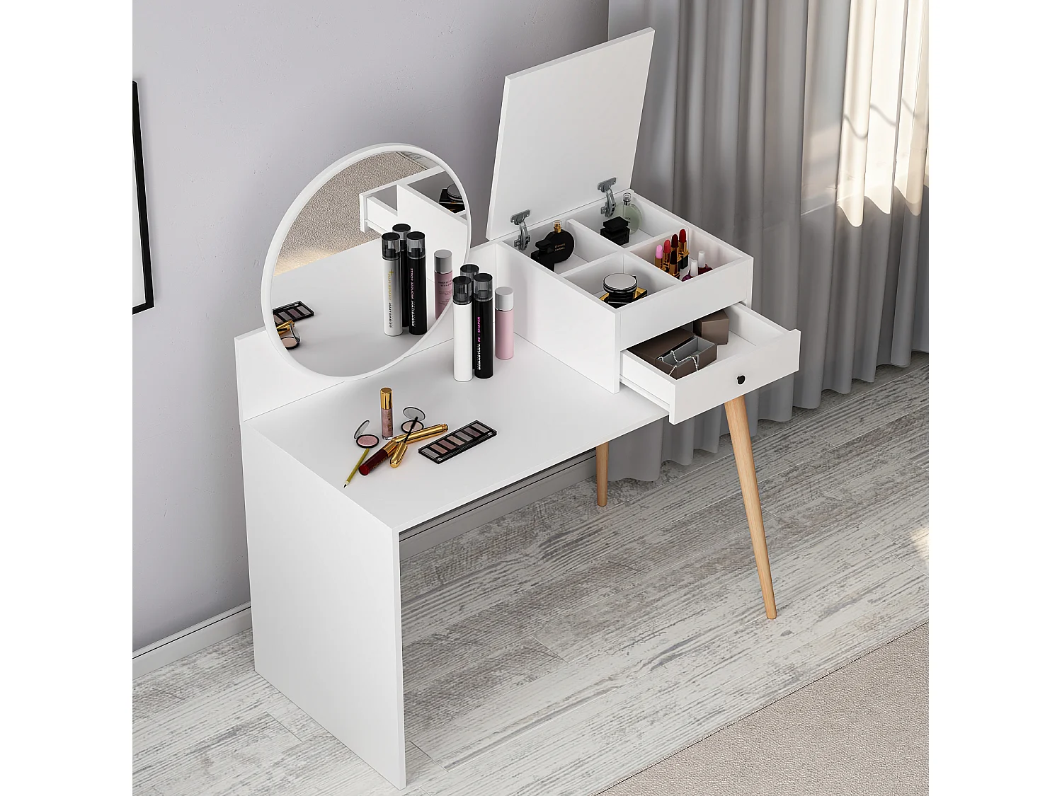 Schminktisch Nade Weiß 9734