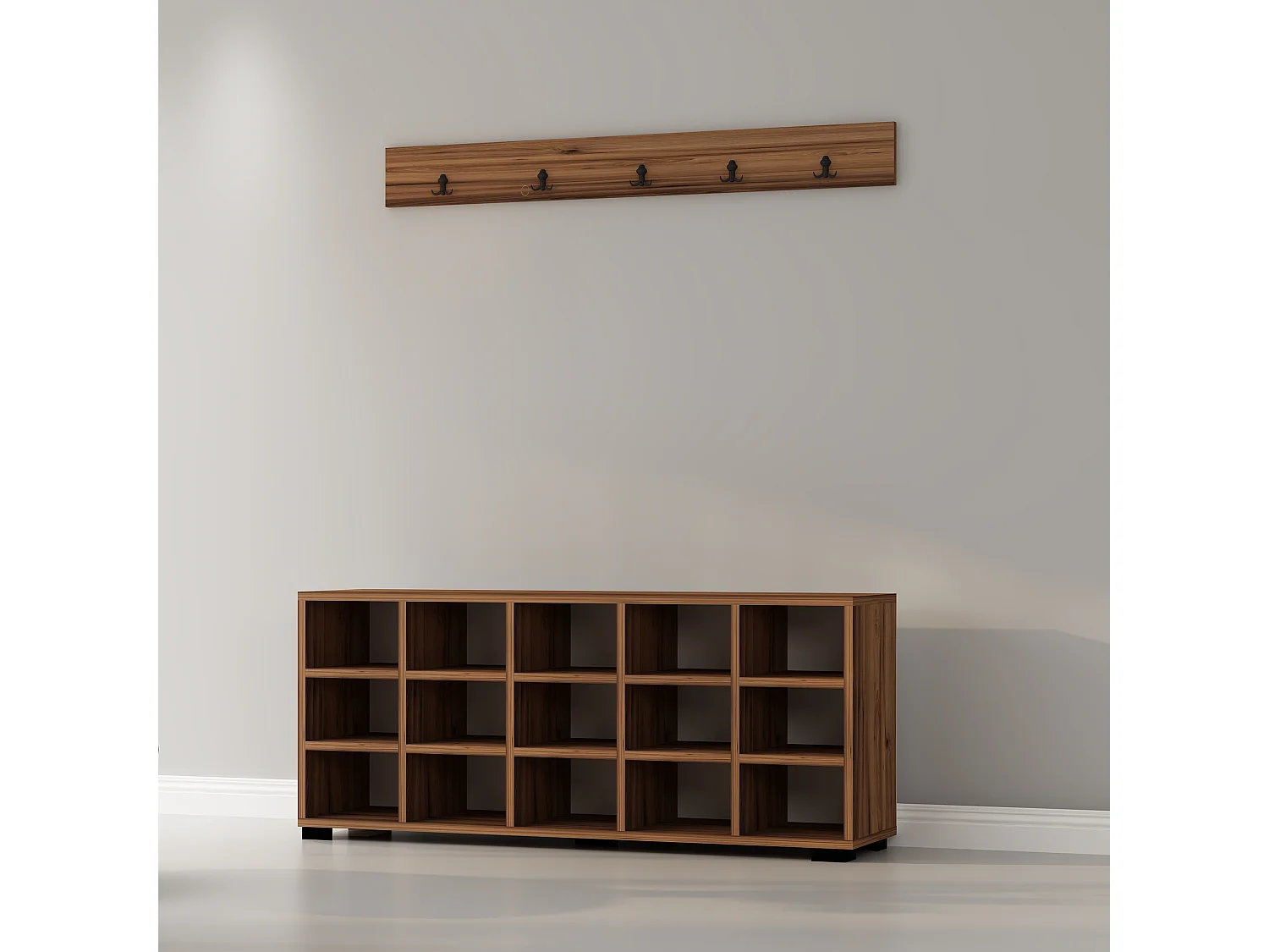 Schuhschrank Daisy Walnuss 9703