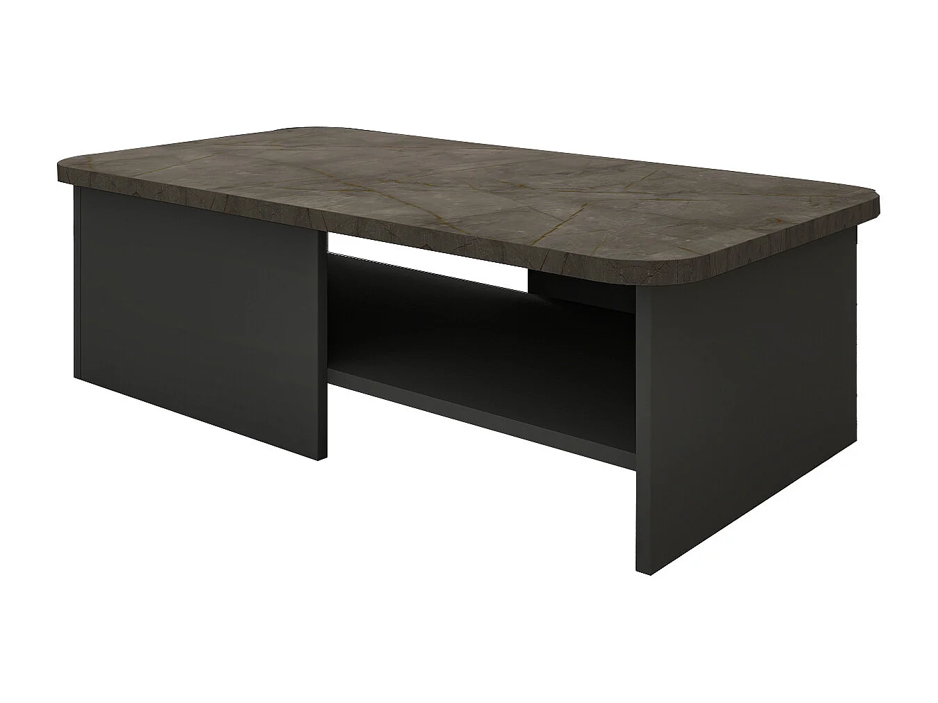 Couchtisch Majör Anthrazit Beige 9895