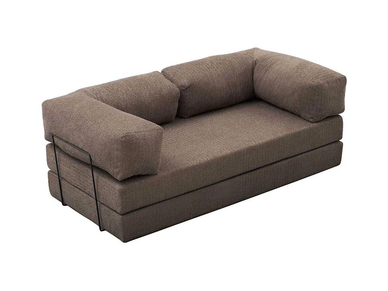 Canapé chauffeuse 3 places en chenille Comfort
