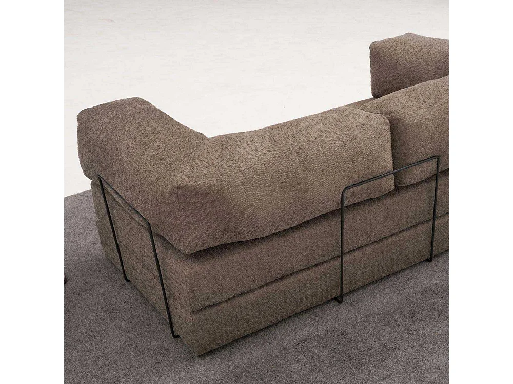 Canapé chauffeuse 3 places en chenille Comfort