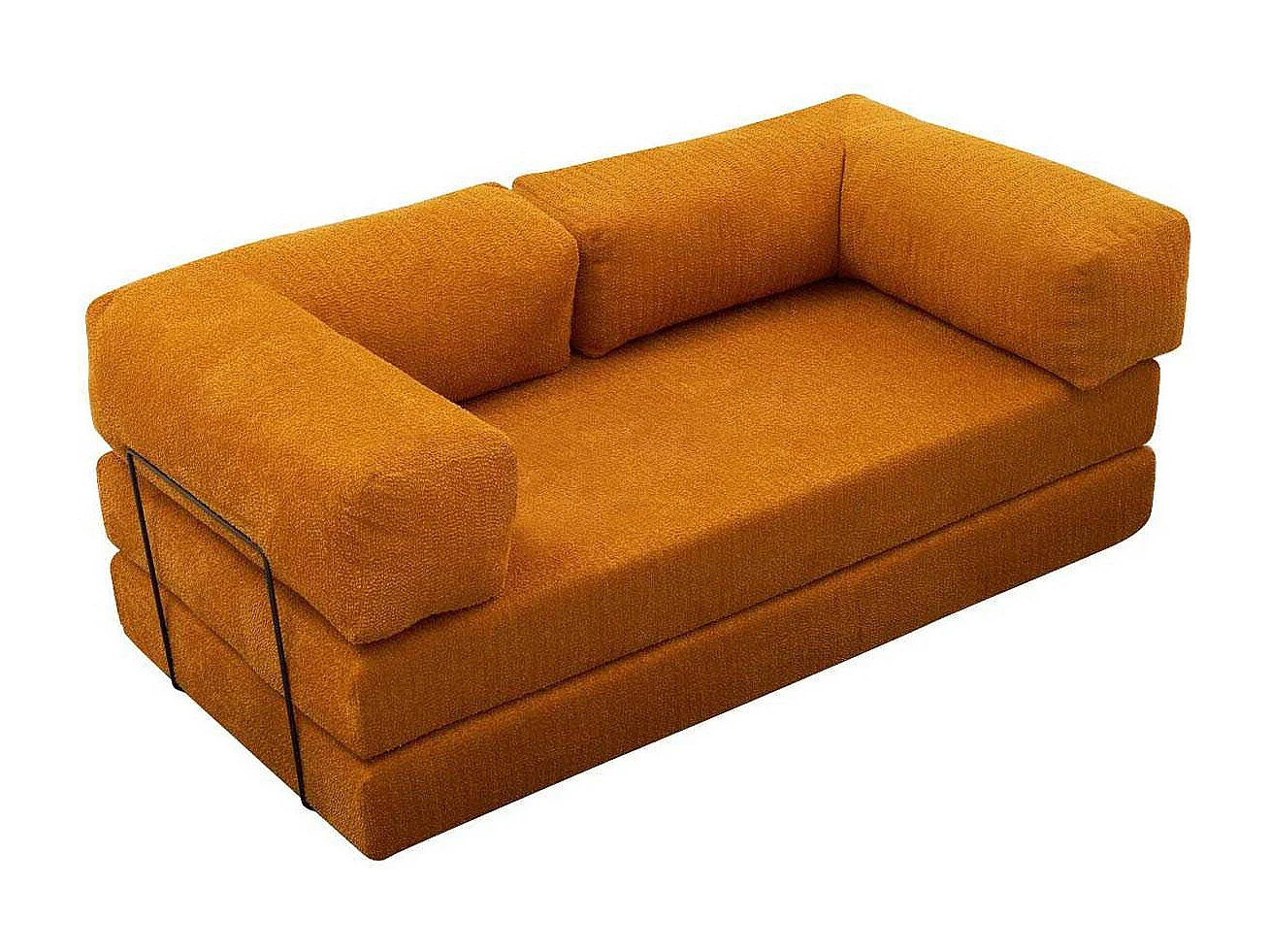 Canapé chauffeuse 3 places en chenille Comfort