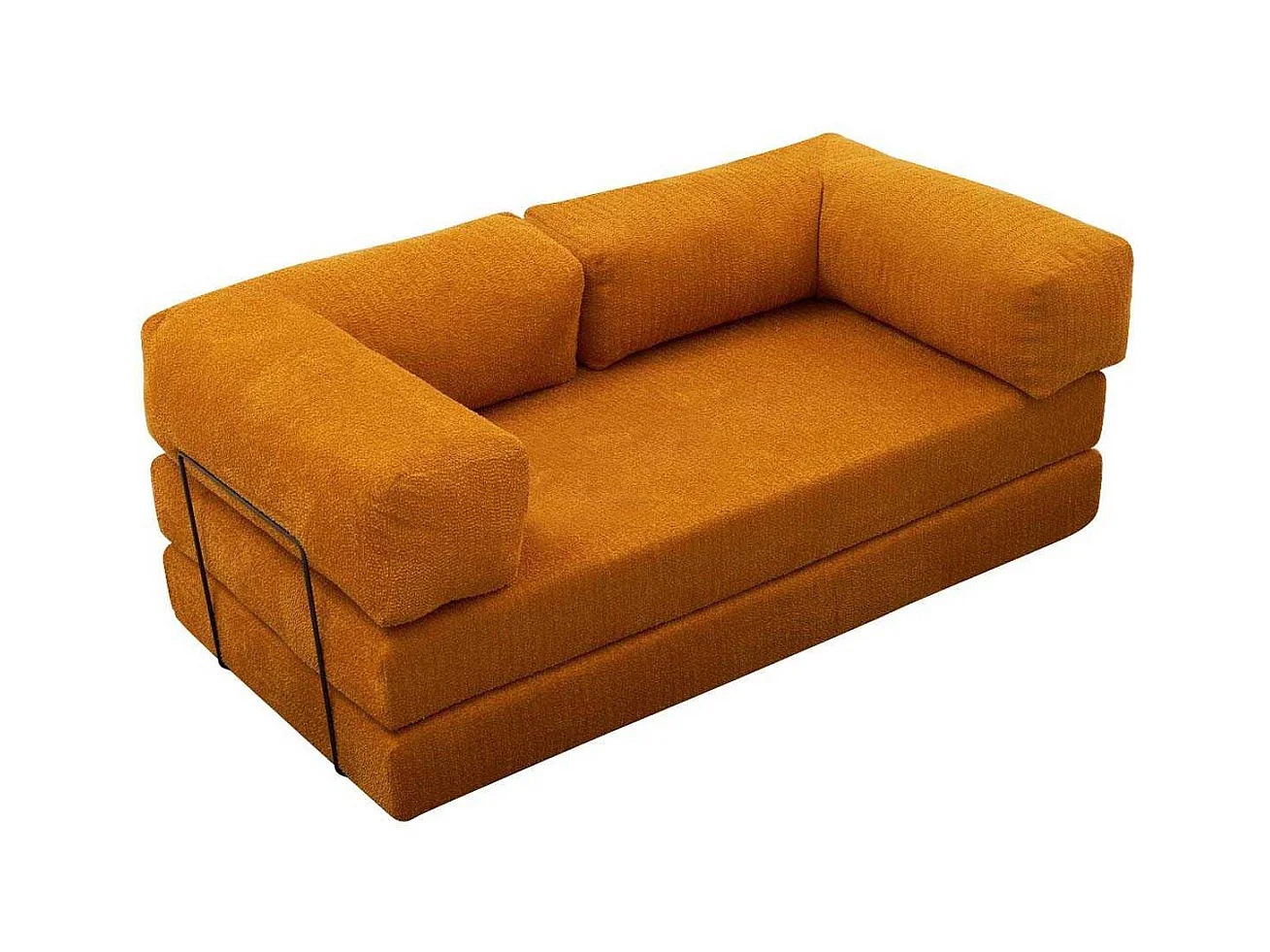 Canapé chauffeuse 3 places en chenille Comfort
