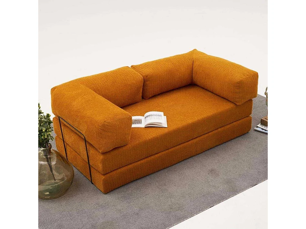 Canapé chauffeuse 3 places en chenille Comfort