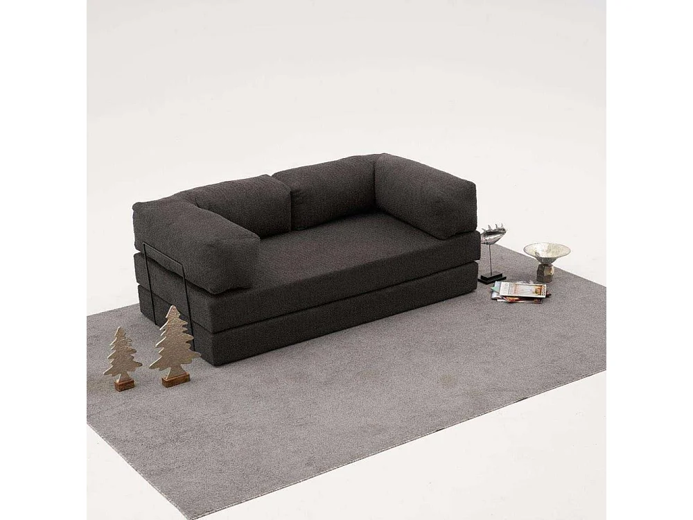 Canapé chauffeuse 3 places en chenille Comfort