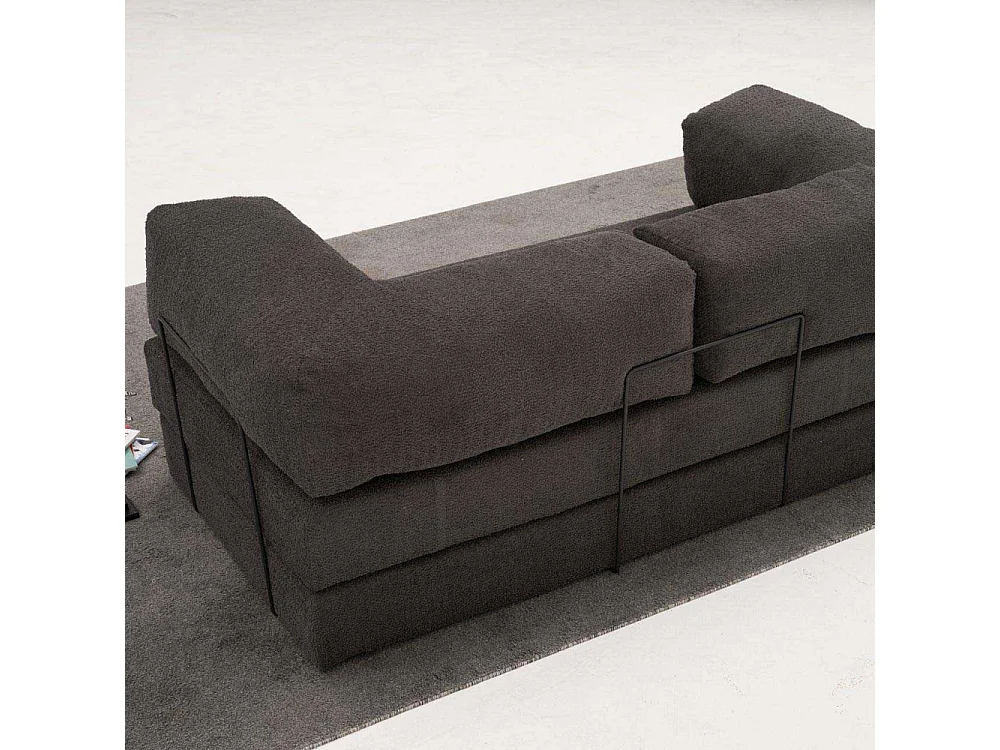 Canapé chauffeuse 3 places en chenille Comfort