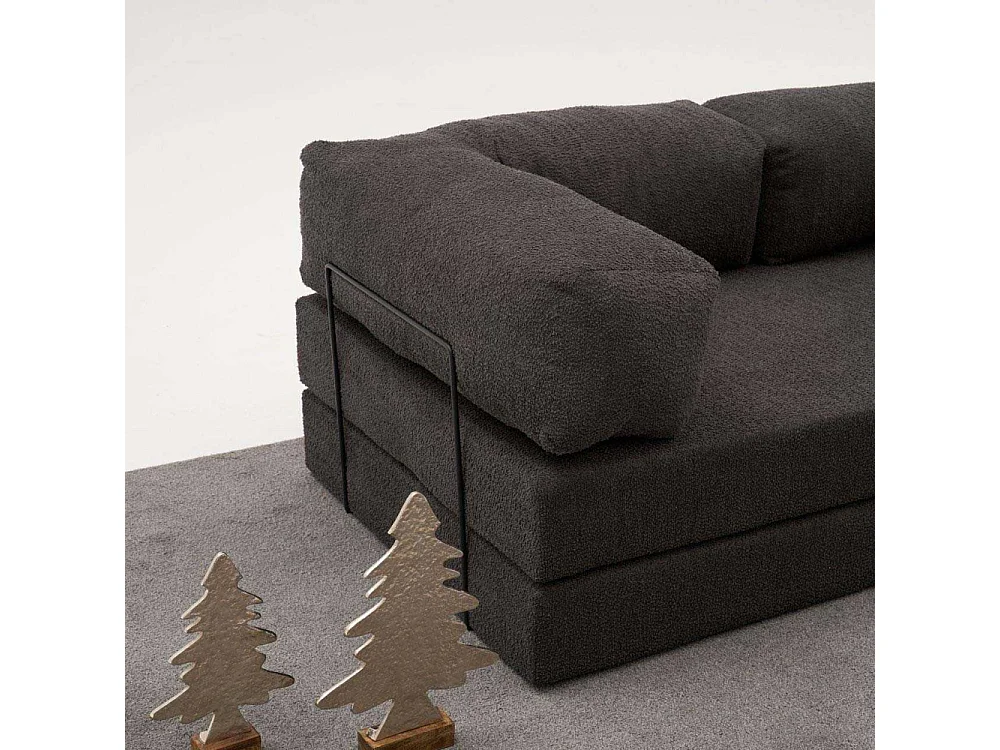 Canapé chauffeuse 3 places en chenille Comfort