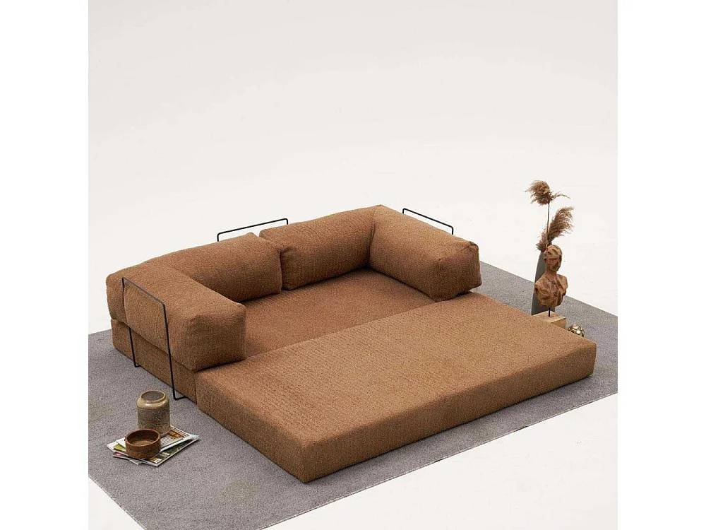 Canapé chauffeuse 3 places en chenille Comfort