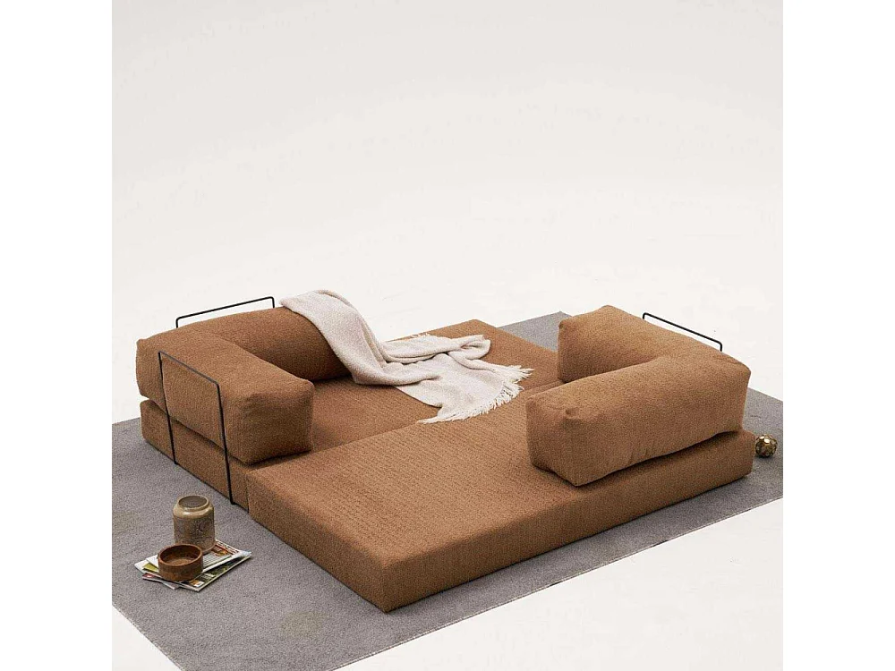 Canapé chauffeuse 3 places en chenille Comfort