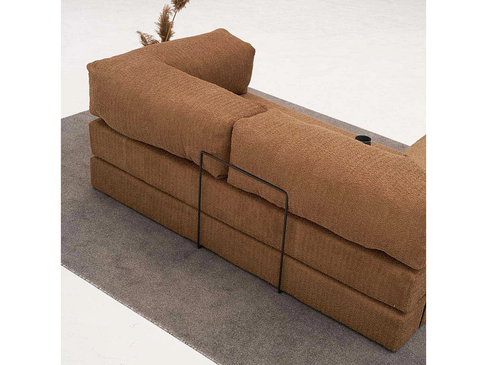 Canapé chauffeuse 3 places en chenille Comfort