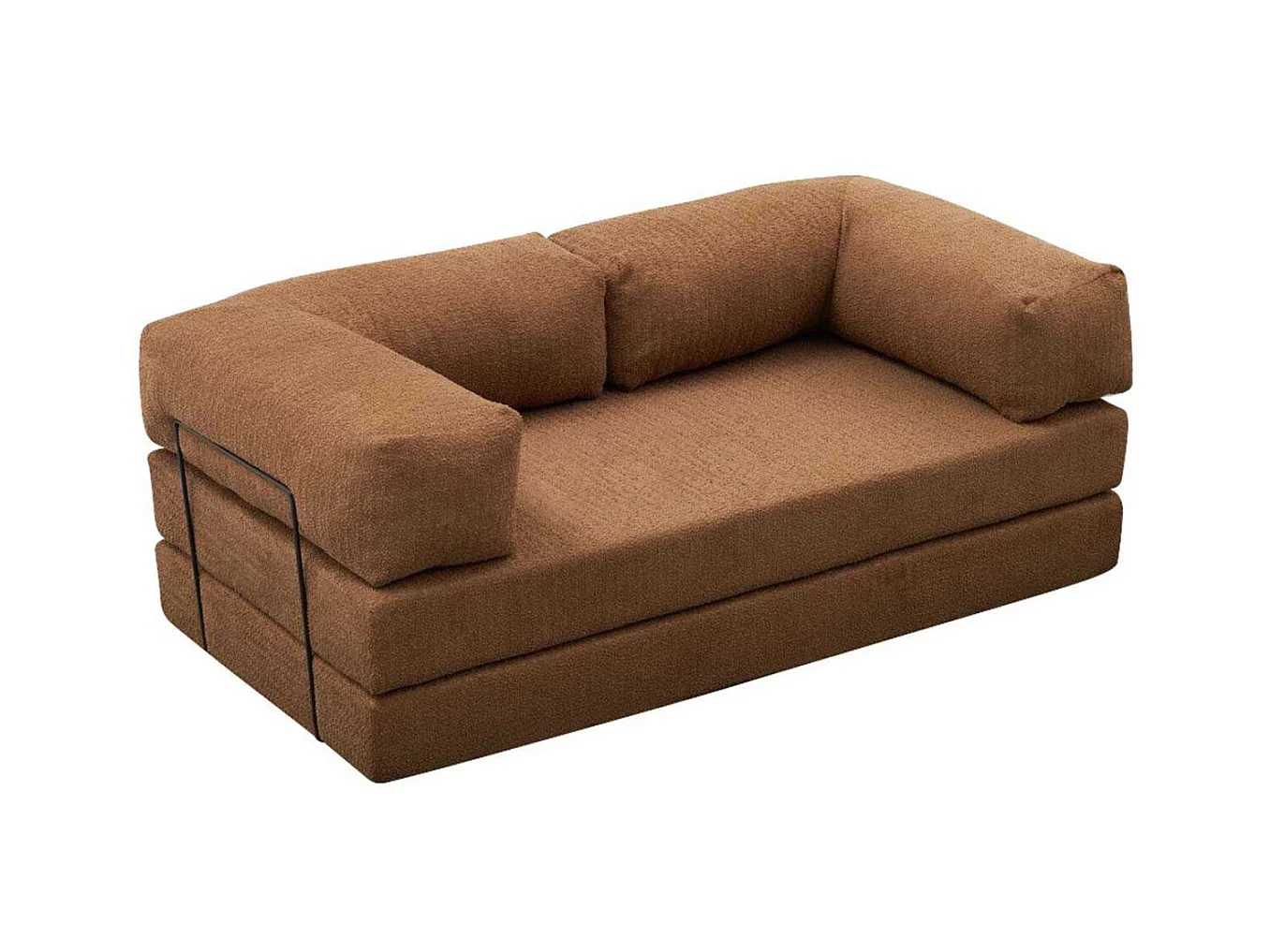Canapé chauffeuse 3 places en chenille Comfort