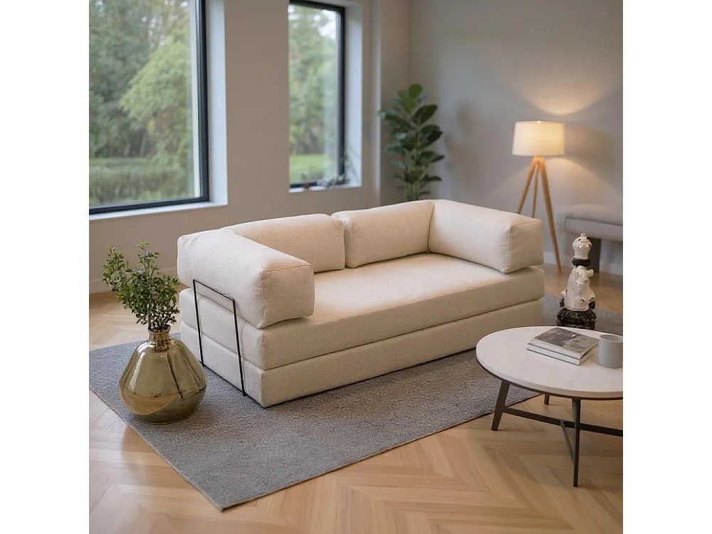 Canapé chauffeuse 3 places en chenille Comfort