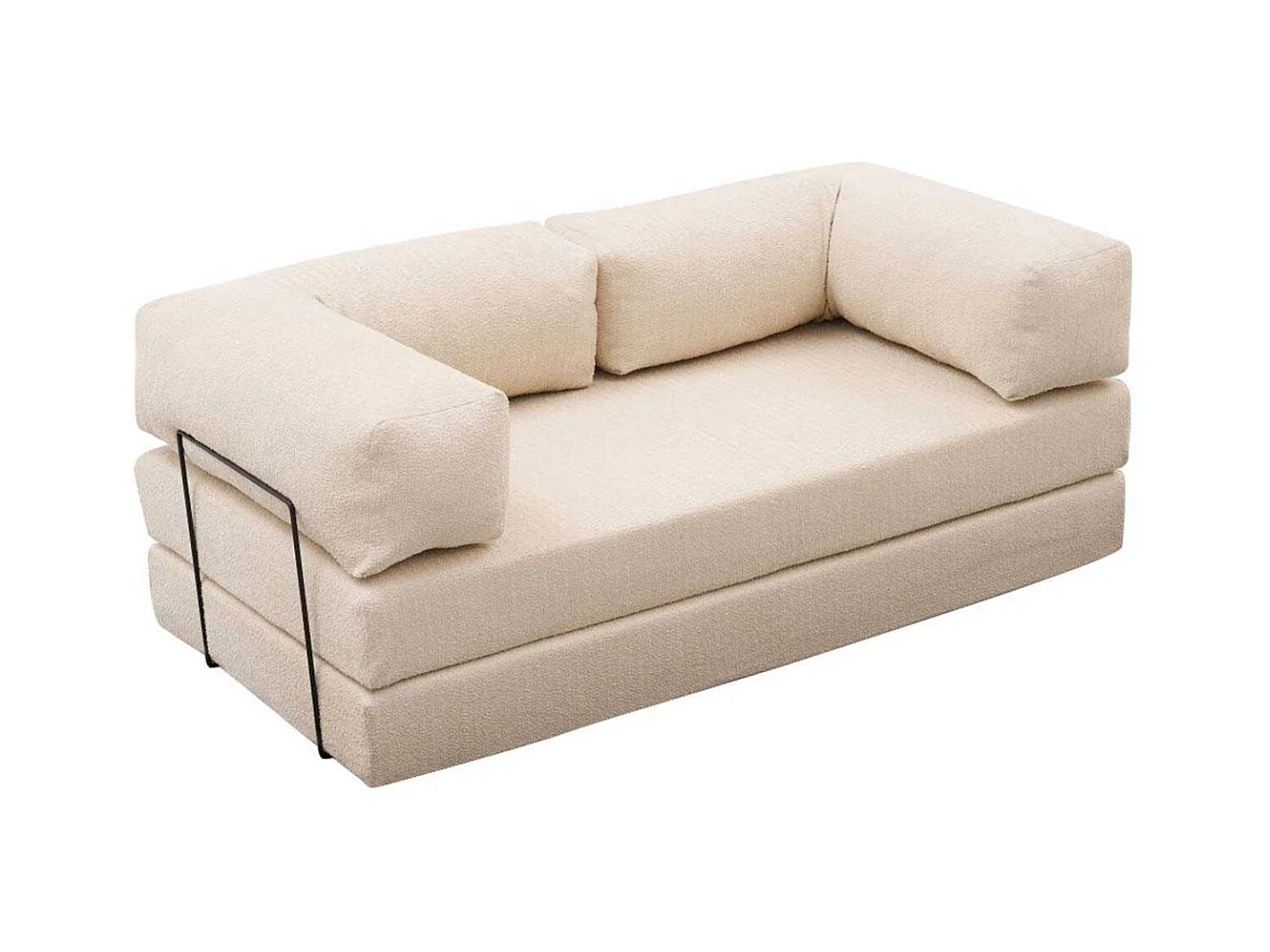 Canapé chauffeuse 3 places en chenille Comfort