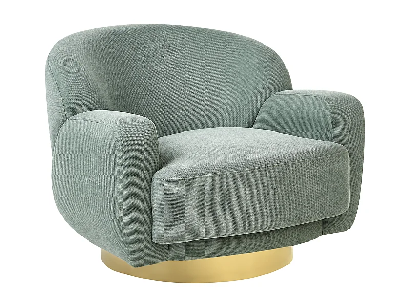 Fauteuil LEJRE Tissu Vert clair