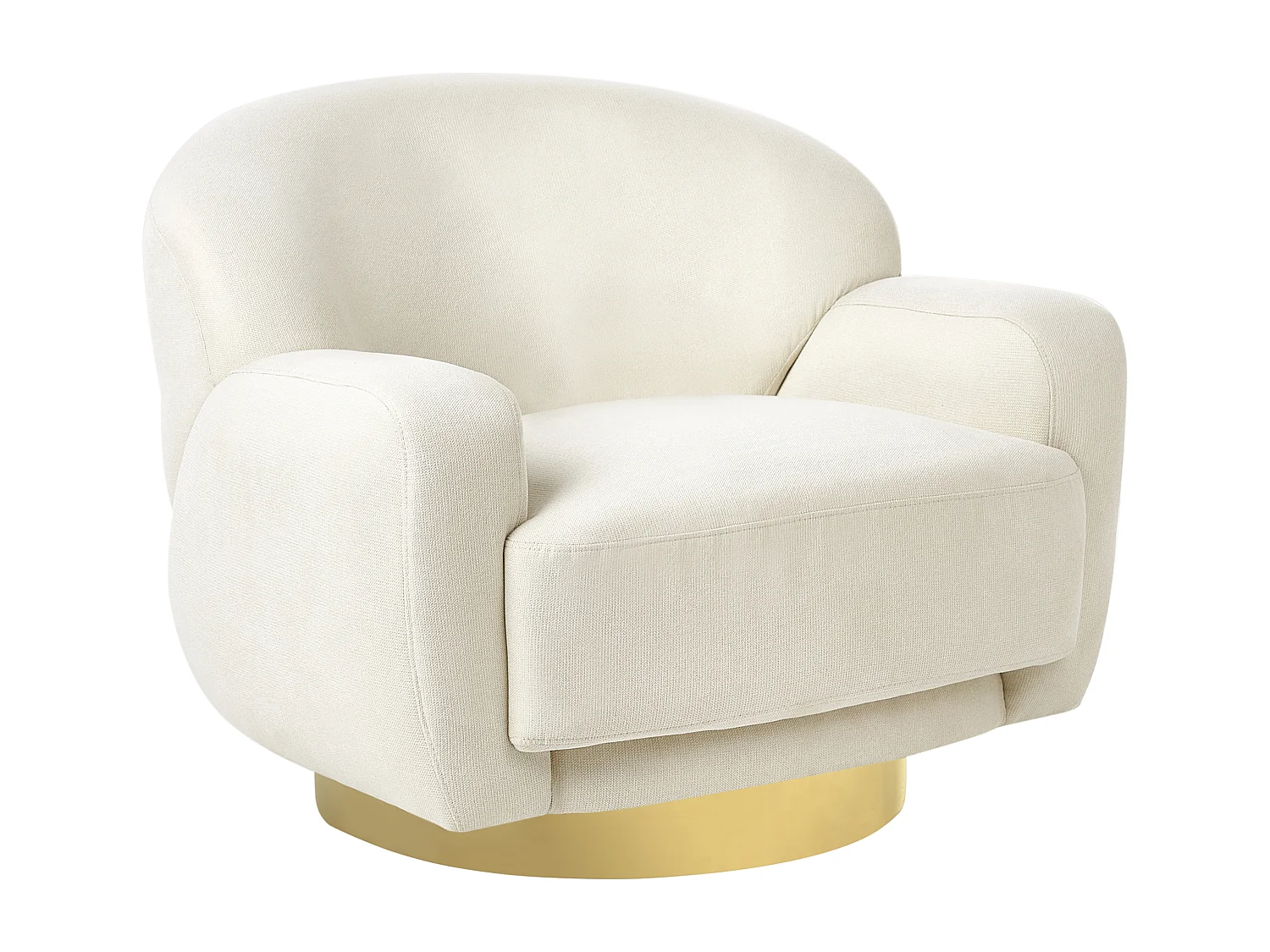 Fauteuil LEJRE Tissu Beige clair