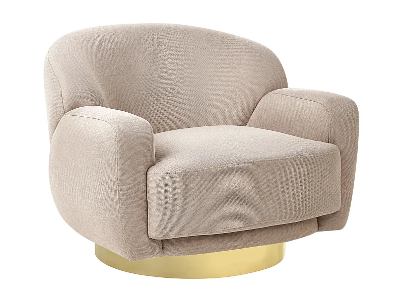 Fauteuil LEJRE Tissu Taupe