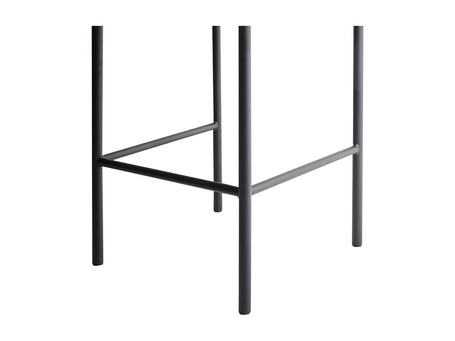 Zestaw 2 krzeseł barowych AMAYA Beżowoszary