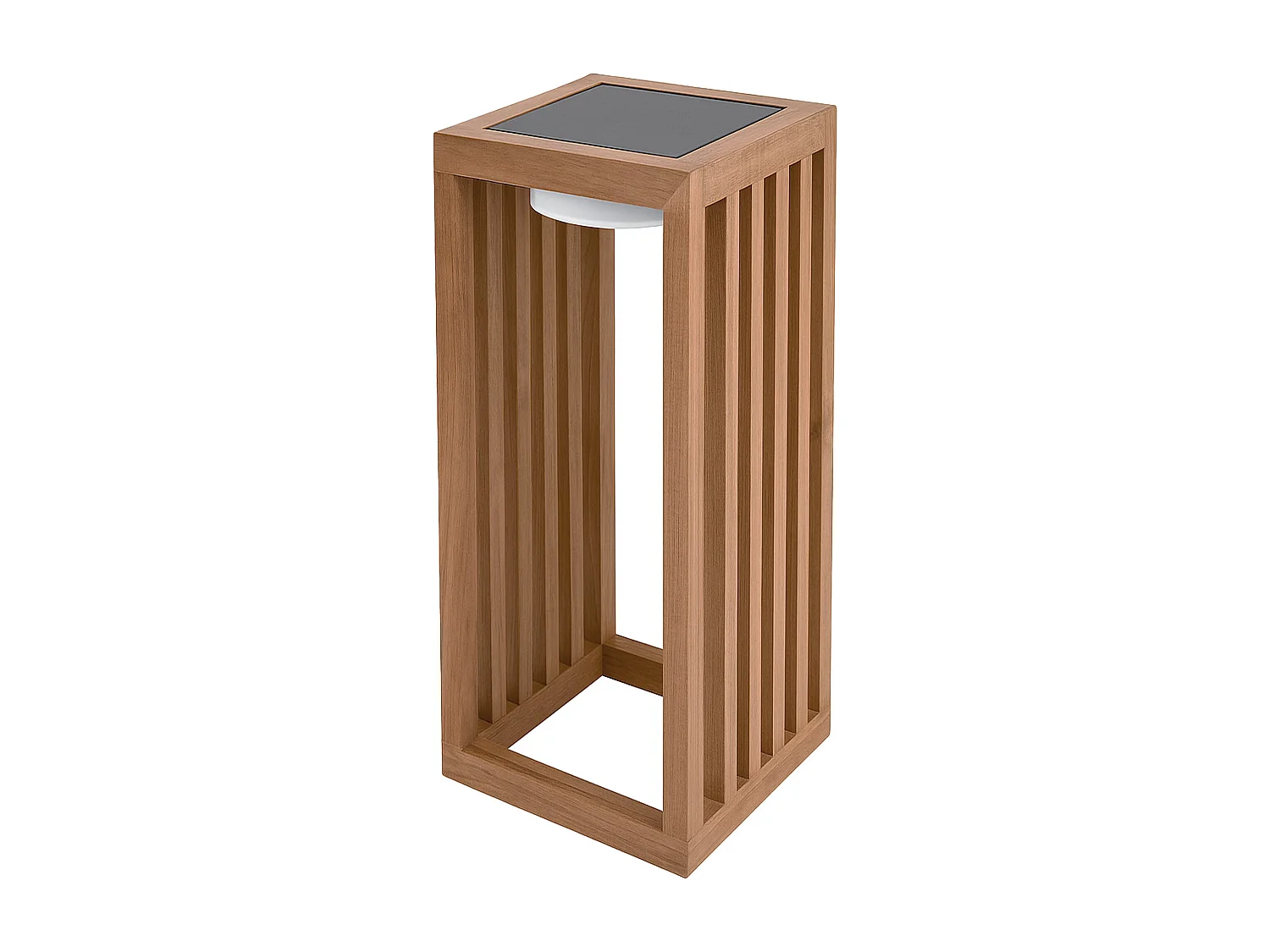 Lanterne solaire décorative CHENNAI Bois Bois H50cm