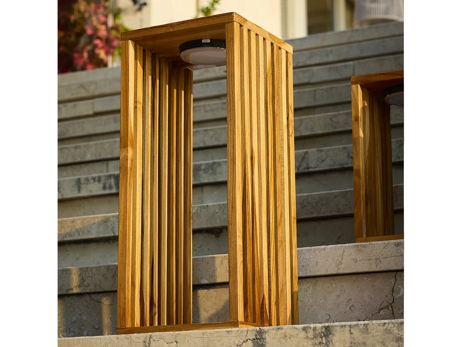 Lanterne solaire et rechargeable CHENNAI TALL H50cm