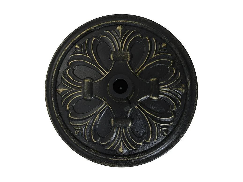 Pied de parasol rond LIZZIE noir