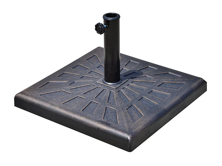 Base de Lestage de Parasol Carrée GARDEN Bronze et Noir