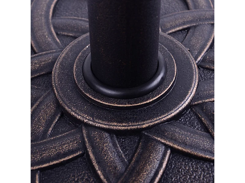 Pied de parasol ROSACE bronze