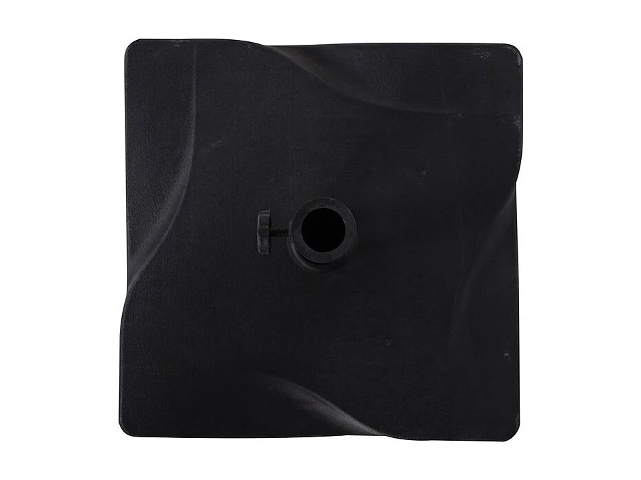Pied de parasol carré WAVES noir