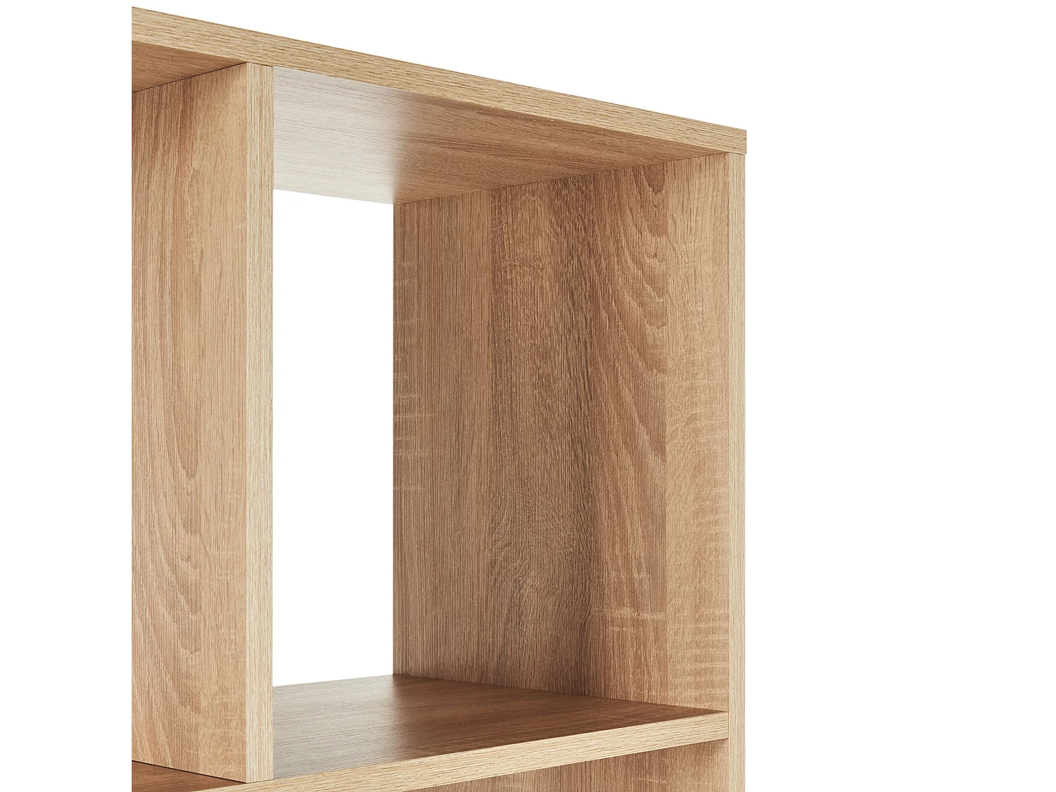 Bibliothèque WADENA 185 cm Marron/blanc