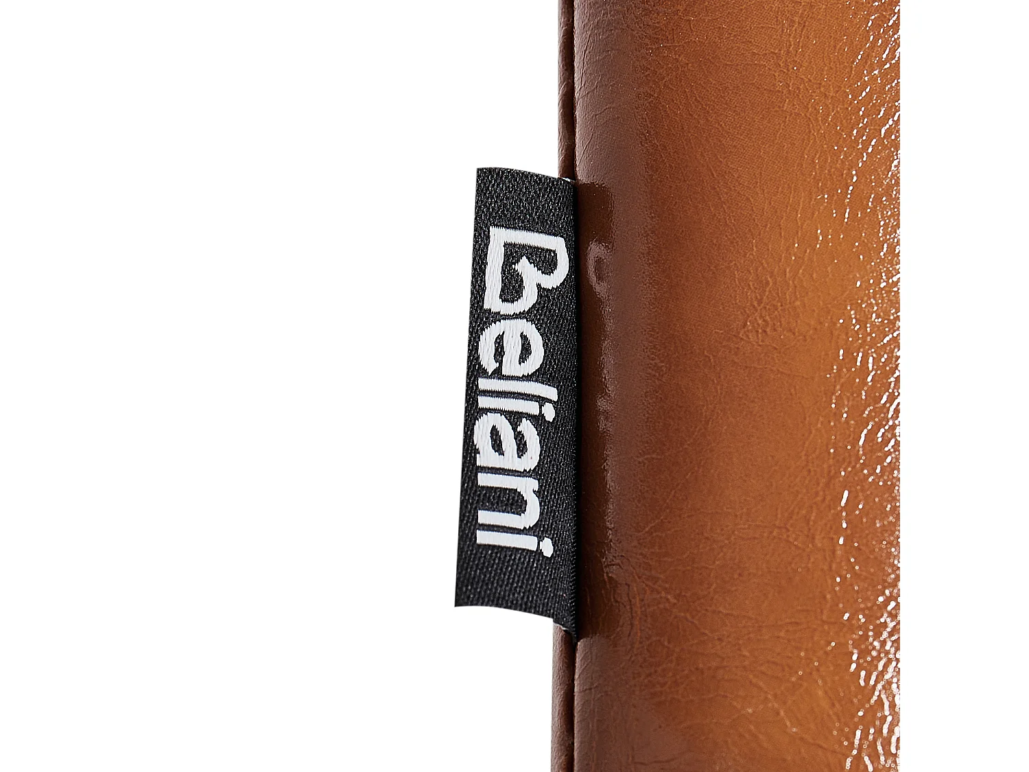 Lot de 2 chaises de salle à manger VALERIE Cuir PU Marron doré