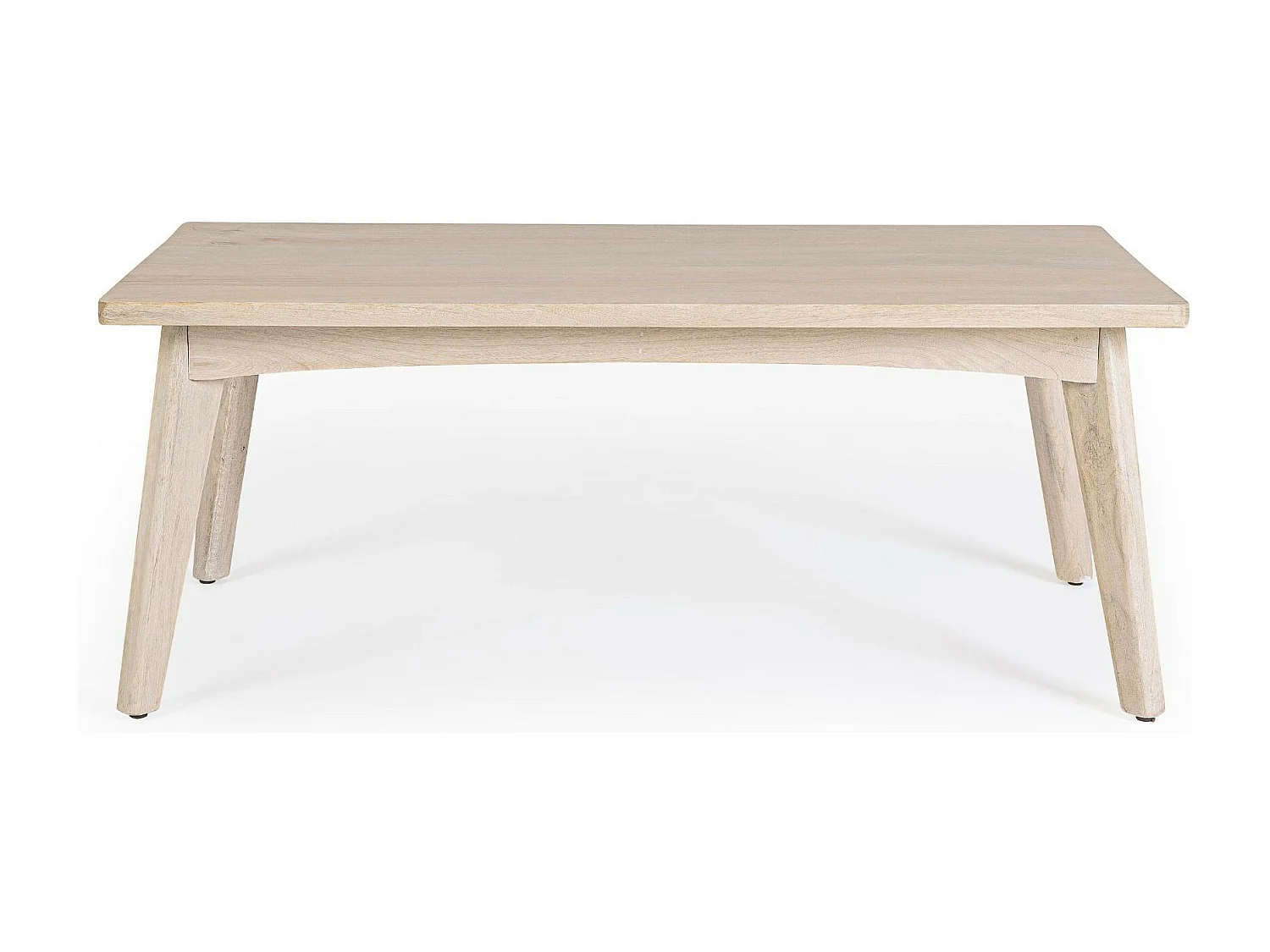 Table de basse rectangulaire en bois blanchi L115 - SHANNA