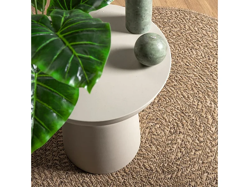 Teppich 120 cm Jute-Optik Innen und Außen