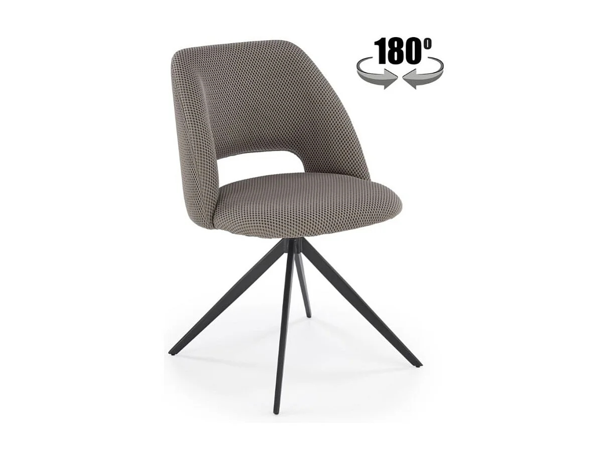 Chaise design vert olive pivotante a 180° Danilo