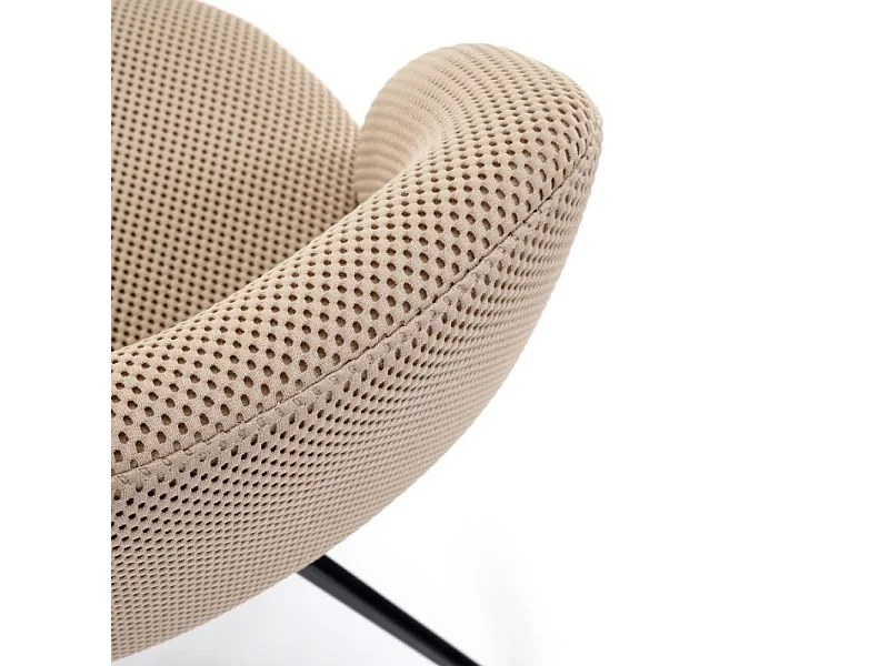 Silla de diseño Danilo giratoria 180° beige