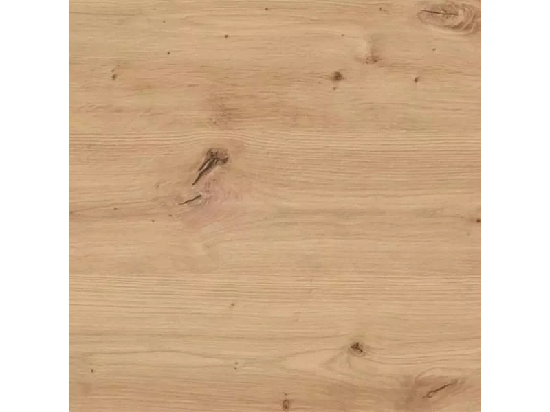 Mesa redonda 100 / 135 cm estilo madera y patas de metal Larry